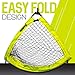 Franklin Sports Blackhawk Backyard Soccer Goal - Portable Kids Soccer Net - Pop Up Folding Indoor + Outdoor Goals - 6'6