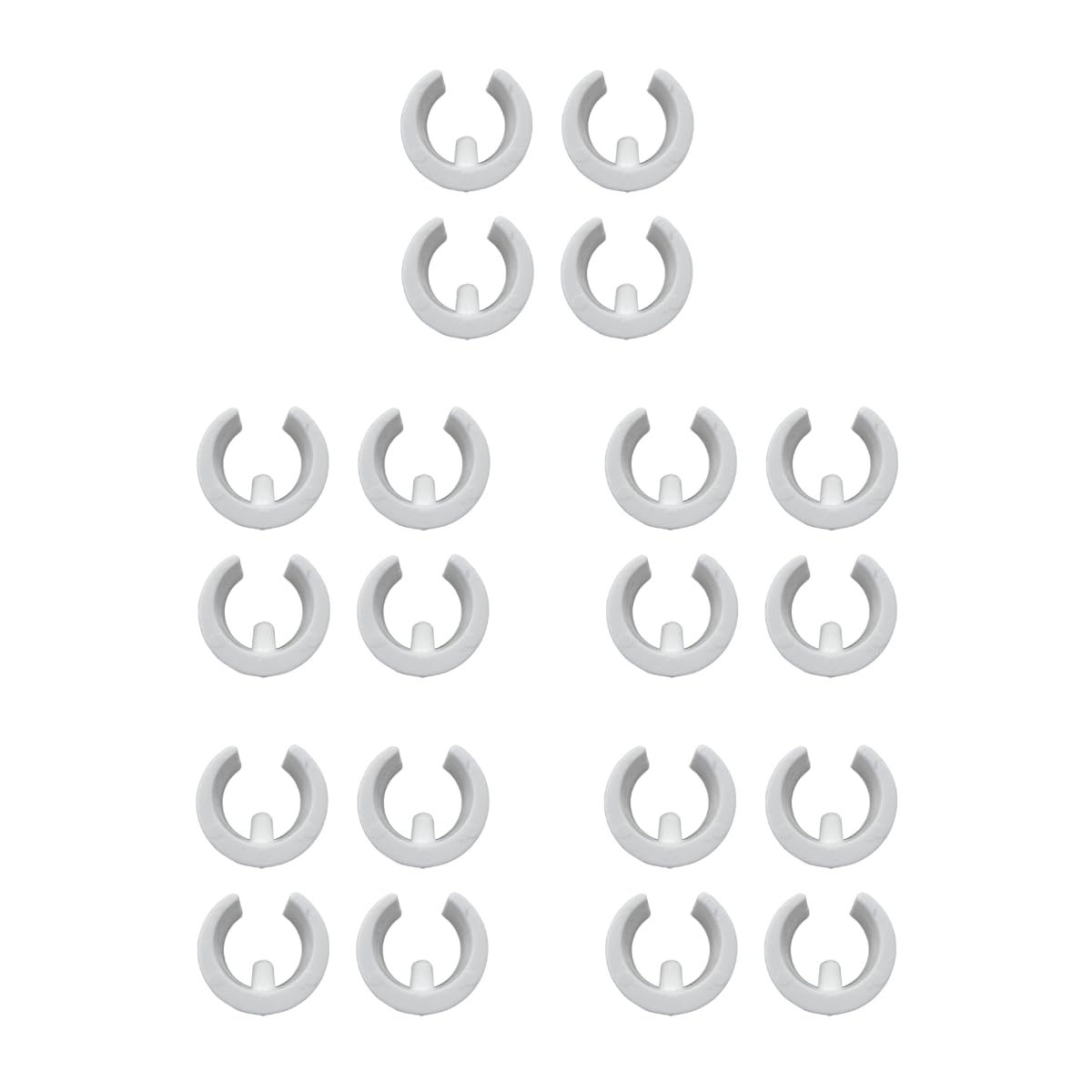 Embouts de finition Cesca Breuer en plastique blanc durable lot de 20
