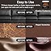 WERBME Leather Recoloring Balm & Color Restorer - Multipurpose Dye & Paint for Faded Leather Couches, Car Seats, Shoes | Fix Scratches on Clothing, Furniture & Accessories(Dark Brown)