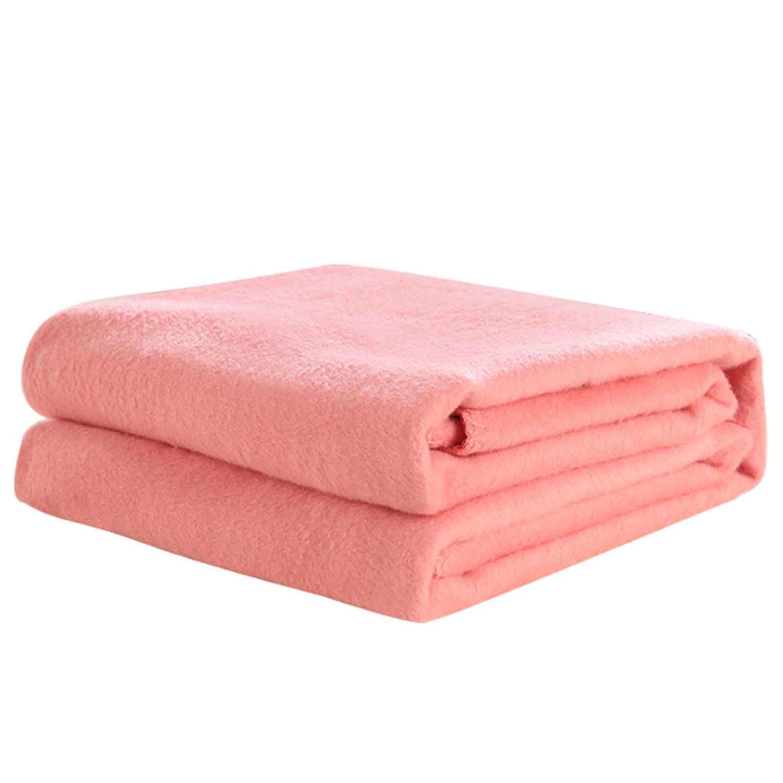 JUSHZ Piumone Plaid Coperta Plaid Divano Blanket Letto Singolo Cotone Primaverile Coperta Termica Pile Divano Scaldaletto Morbida Confortevole E Traspirante (pink,120 * 150cm)