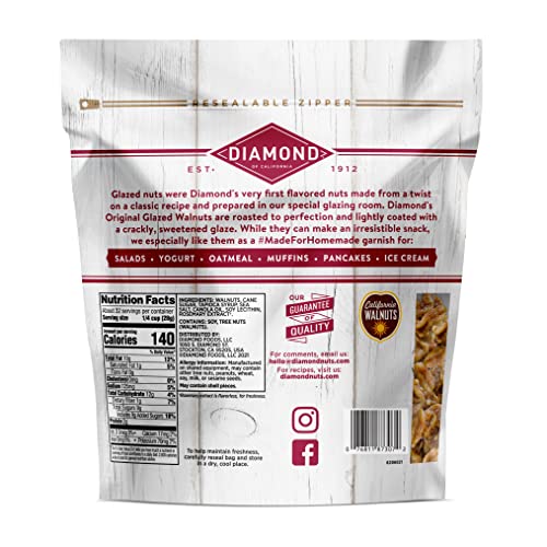 Image of Diamond of California Glazed Walnuts, 32 oz
