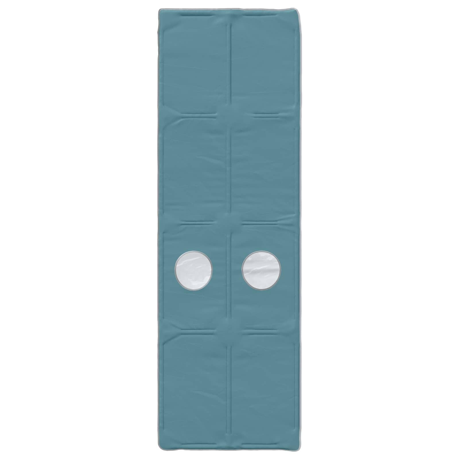vidaXL Bettunnel 2 STK. Himmelblau Polyester