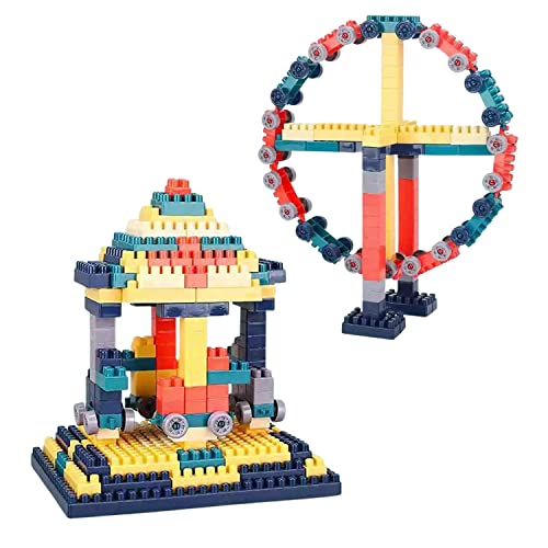 Image of Gambit Bulid Structures Interlocking Play Mat Train Candy Blocks Set (100 Pieces) Smart Activity Fun and Learning Train Blocks for Kids - Multi-Color