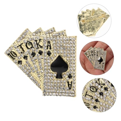 Broche de corsage unisex con diseño incrustado accesorio de moda elegante para solapa 5