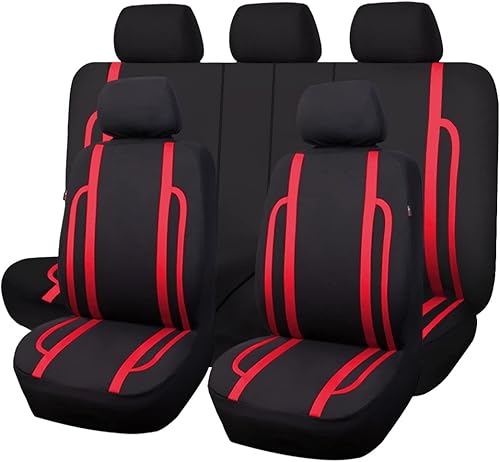 Miniatura 9 de Flying Banner Juego de fundas para asientos de automóvil, fundas para volante de automóvil, SUC Van Truck (morado, paquete combinado)