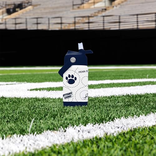 Image of Logo Brands NCAA Mascot Stainless-Steel Kids Bottle -Soft Silicone Mouthpiece, Easy To Carry, Kid-Friendly Design- Great For School & On-The-Go