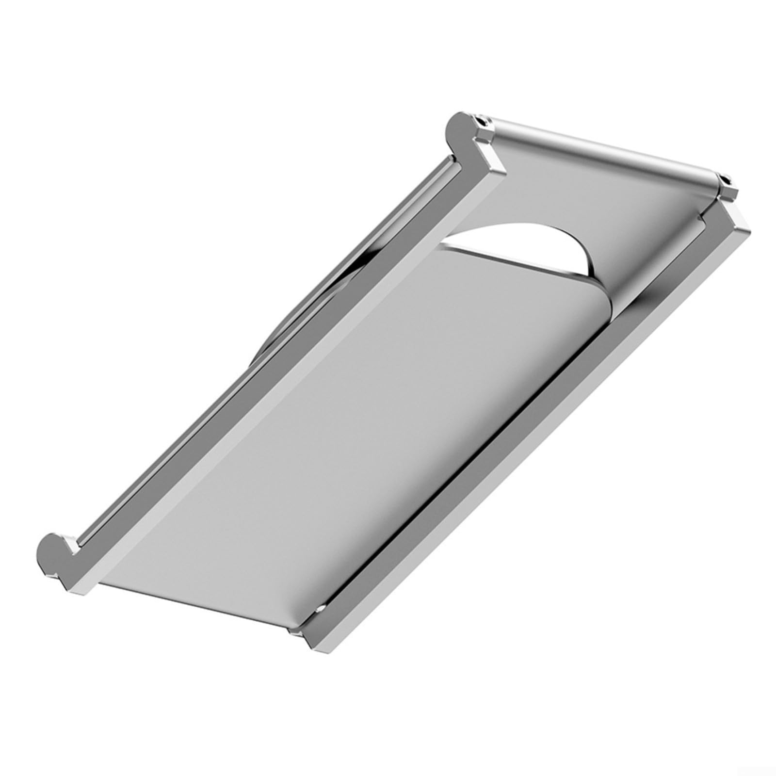 Tragbarer Kaffee-Tropfständer, Edelstahl-Kaffeetropfhalter Mit Basis, Geeignet Für Handpress-Espressomaschinen, Leichtes Faltbarer Espressomaschinenständer, Vertikale Höhe 11,9 Cm, Silber