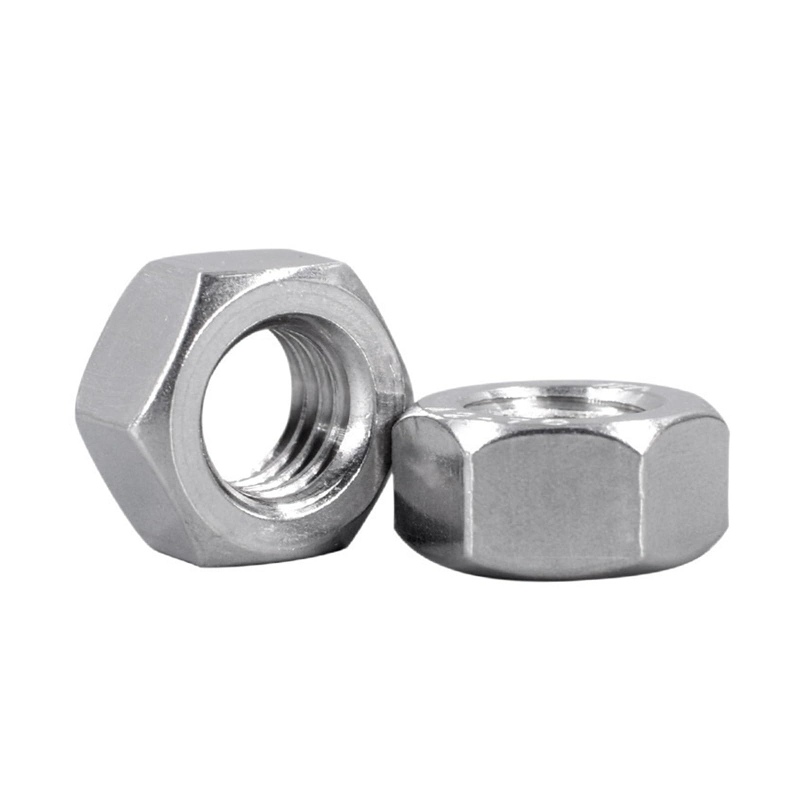 Metryczne nakrętki mocujące ze stali nierdzewnej 304 DIN934 M1,2 do M20 do mechanicznego montażu sprzętu(10PCS-M18-304)