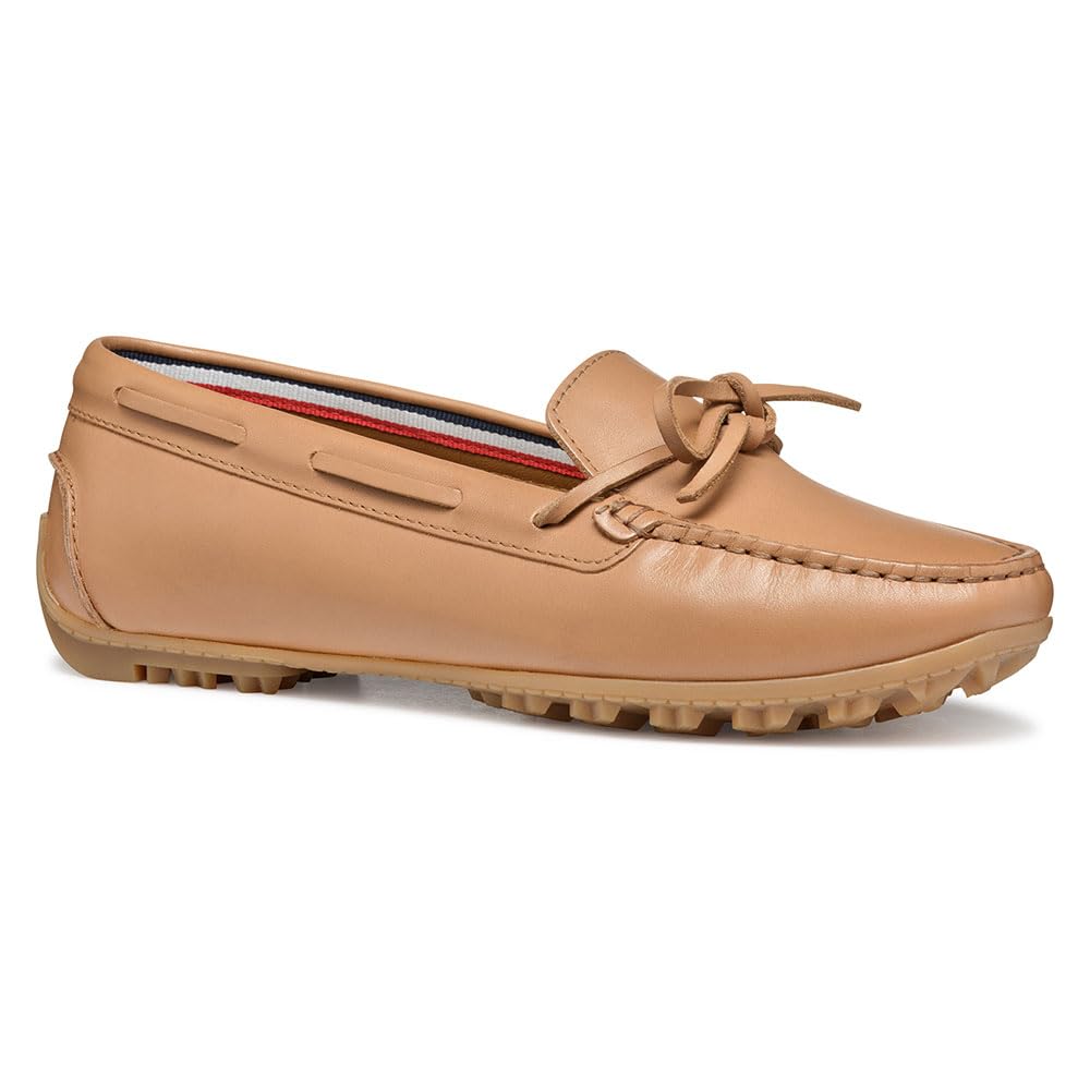 Geox Women's D KOSMOPOLIS + Grip Moccasin, Beige, 6.5 UK