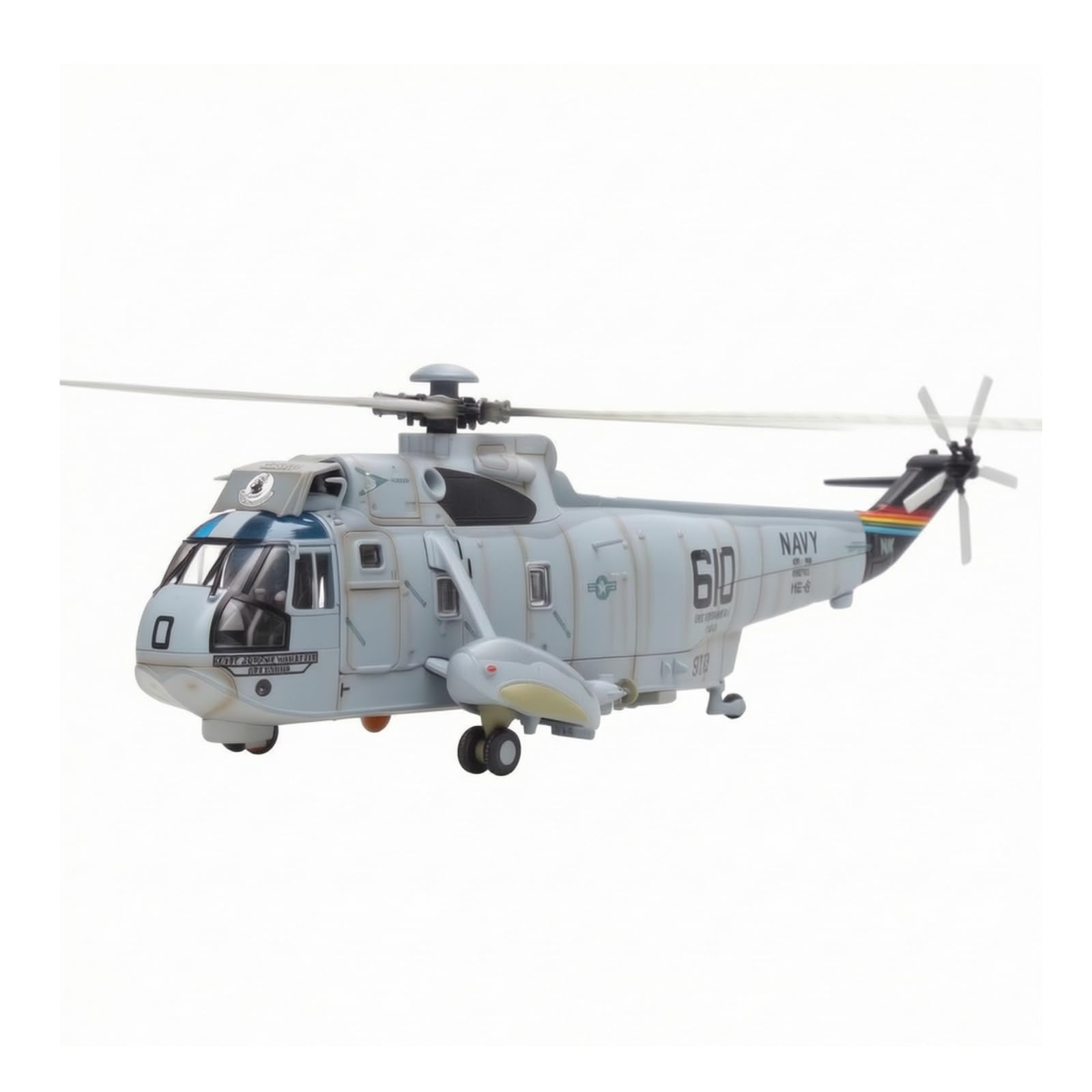Amagogo Elicottero SH-3H Marino Metallo Aereo Militare Originale Modellismo per Collezionisti, Esposizione, Scrivania
