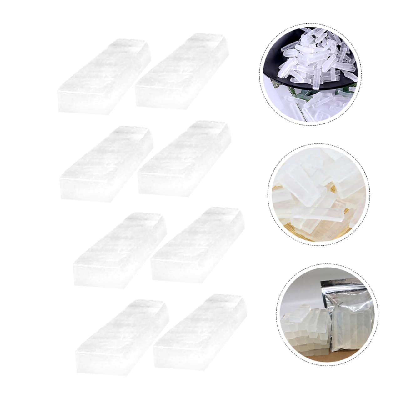 Base di Sapone Trasparente da Sciogliere e Versare, 1000g, Senza Profumo, per Sapone Fai da Te e Lavori Creativi