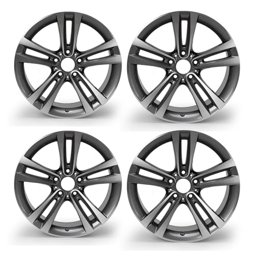 18x8 Wheel Rim Compatible with BMW 2012-2019 320i 328i 330i 335i 340i 428i 430i 435i 440i, 5x120 Bolt Pattern, ET34 Offset, 72.6mm Hub Bore, Alloy Wheel Replacement, Set of 4