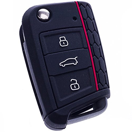 BluePony - Set di 2 coprichiave per VW Golf 7 GTI