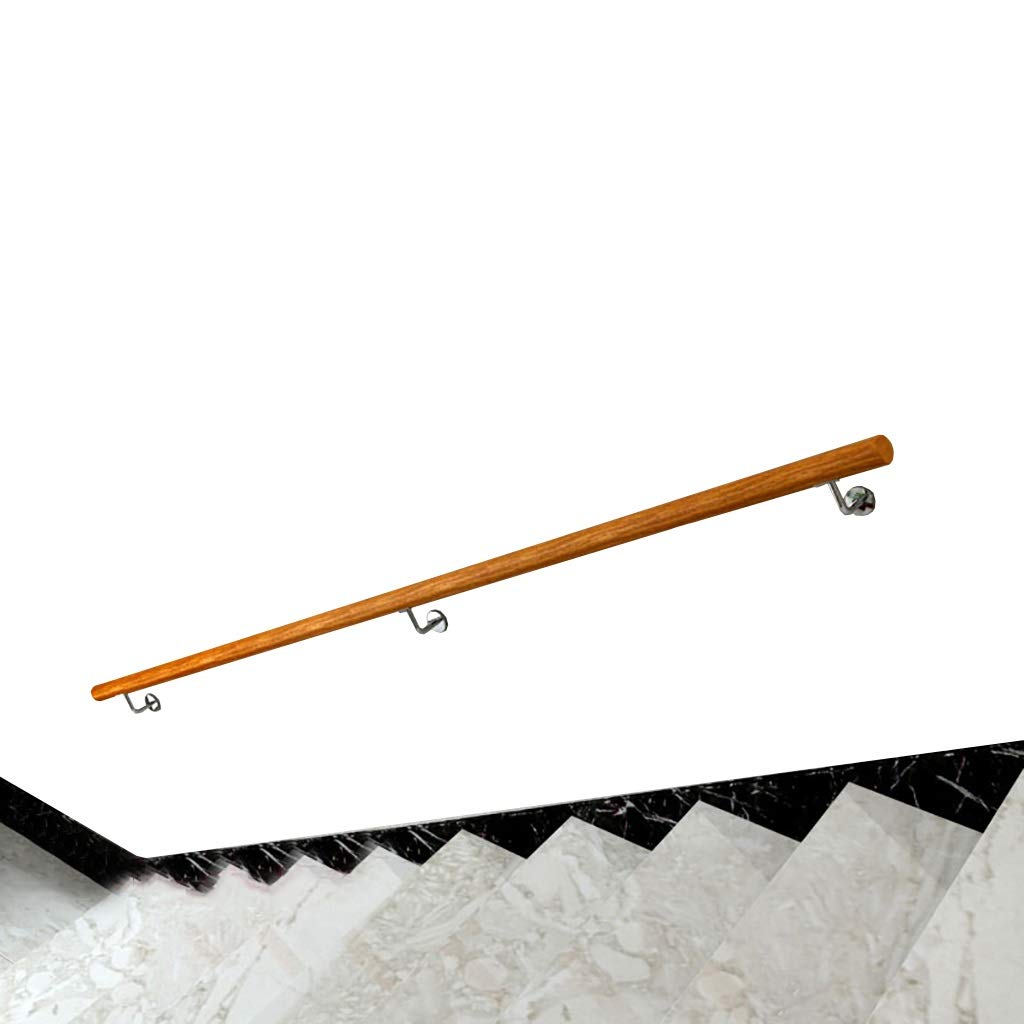 Rampe d'escalier bois 4ft main courante barre appui mur