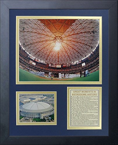 Legends Never Die Houston Astros Astrodome Framed Photo Collage, 11 by 14-Inch