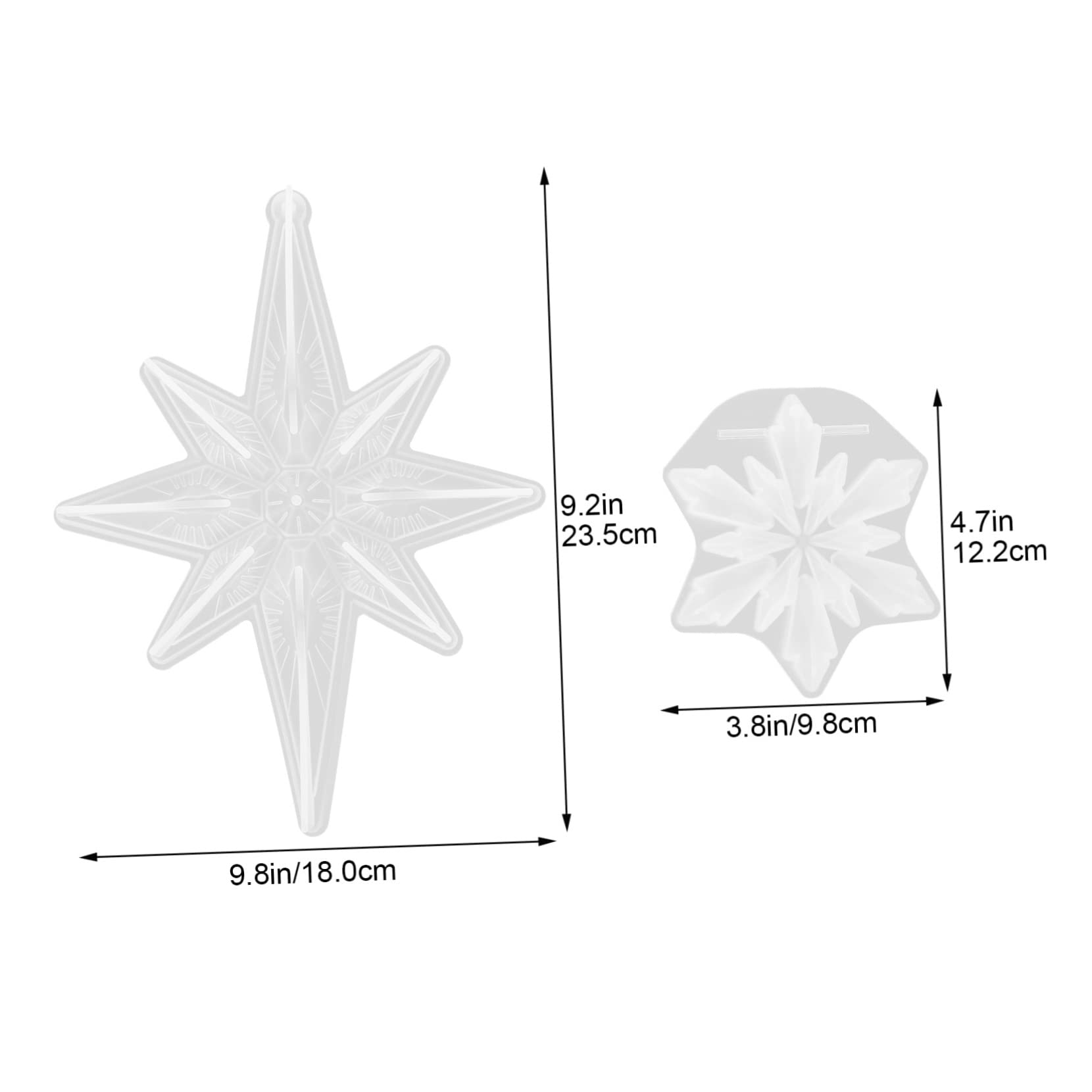 Operitacx 10piezas Moldes De Para Diseño De Para Manualidades De Decoración Navideña y Moldes y Prácticos Para Creaciones De Invierno