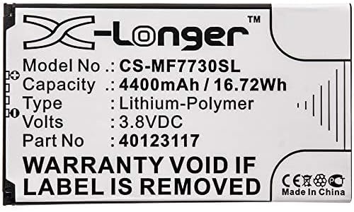 Battery for Verizon Inseego 5G,MiFi M1000,Jetpack 8800L,MiFi 7730L,Jetpack MiFi 7730L,Jetpack 4G LTE,MiFi 8800L,fit P/N 40123117 4400mAh