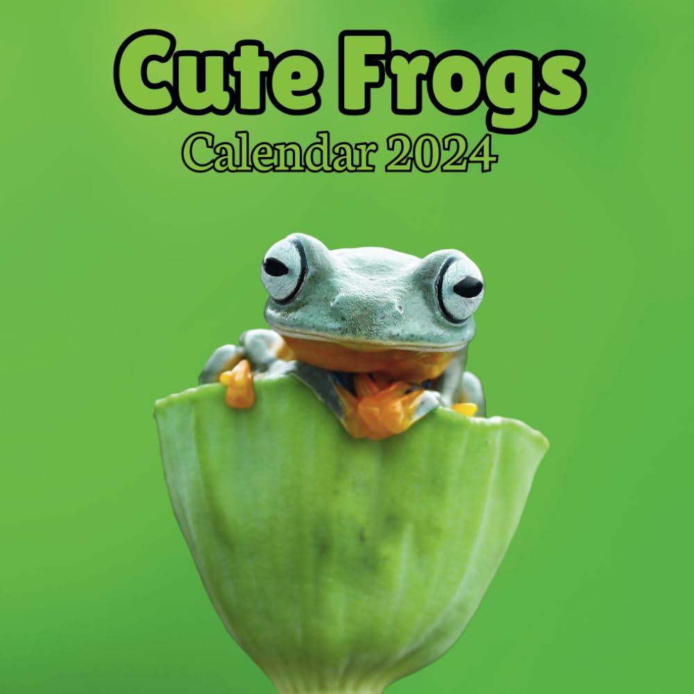 Cute Frogs Calendar 2024: 16 Months , Organizer From September 2023 to December 2024 ,for Penguins lovers Men , Women , Girls , Boys