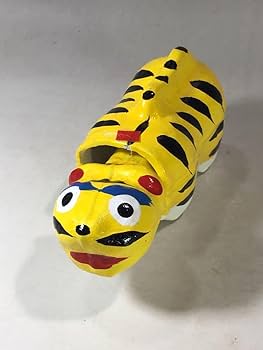 昭和玩具 可愛い 虎 首振り 張子 人形 郷土玩具 民藝 干支 寅年 赤べこ 昭和玩具 可愛い 虎 首振り 張子 人形 郷土玩具 民藝 干支 寅年