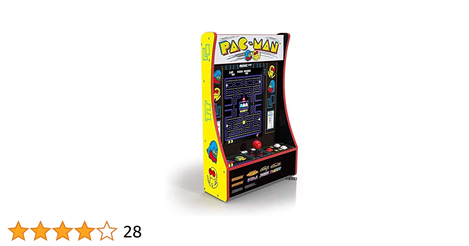 Arcade1Up 40th Edition Pac-Man 8-in-1 Party-Cade Pac-Man