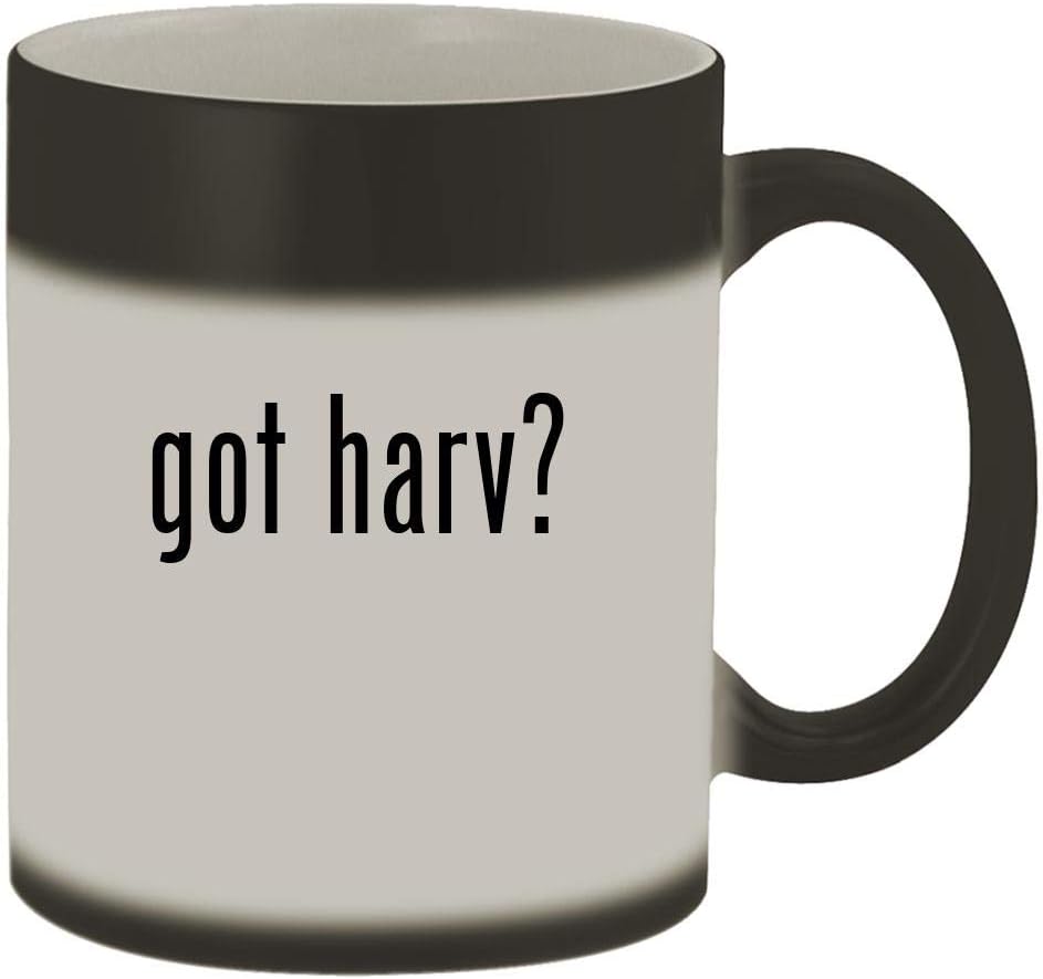 got harv? – 11oz Magic Color Changing Mug, Matte Black