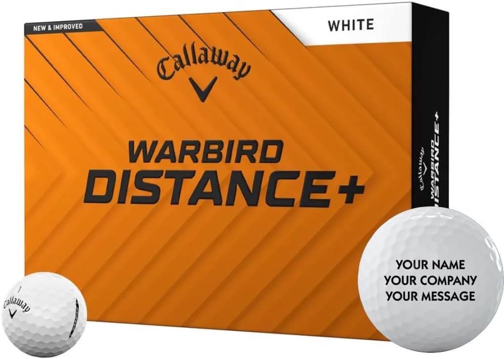 Callaway Golf Warbird Distance Personalized Golf Balls - 2025 Model