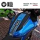 labelbike - 3D Aufkleber Tankpad Motorraddekoration und Schutz mit offizieller Honda-Lizenz aus Harz kompatibel mit HONDA NC750X 2021-2024