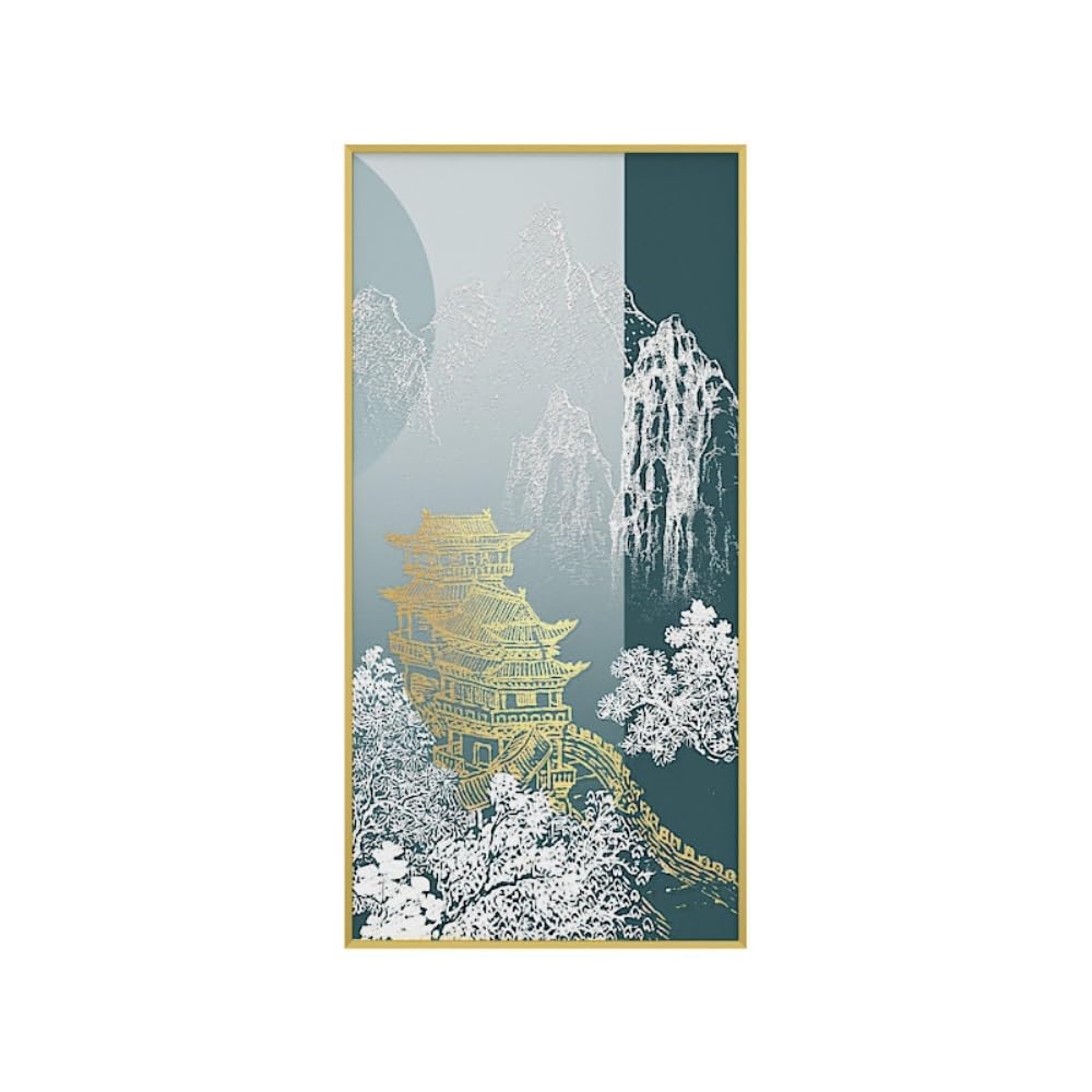 Privacy Screen Creative Three-dimensional Texture Painting Partition Entrance Living Room Bedroom Home Retro Chinese Style Screen Room Divider