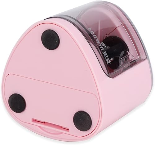 Miniatura 6 de SEIWEI Sacapuntas eléctrico automático para lápices de colores de 0.236-0.315 in/0.354-0.472 in, diseño de doble agujero, para adultos, niños, uso