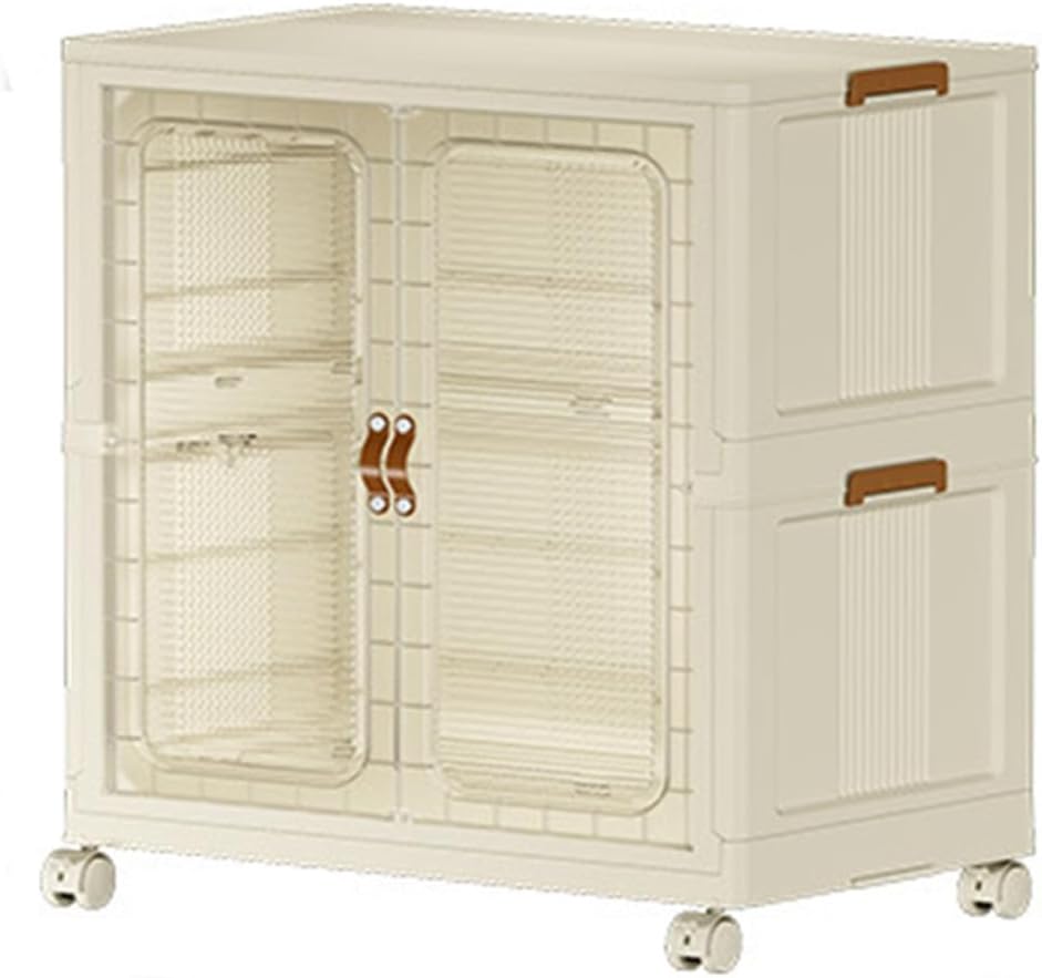 [SDS] ワードローブ クローゼット 大容量 折り畳み式 扉付き 組立簡単 工具不要 おしゃれ タイプ1 高耐荷重 洋服収納 防水