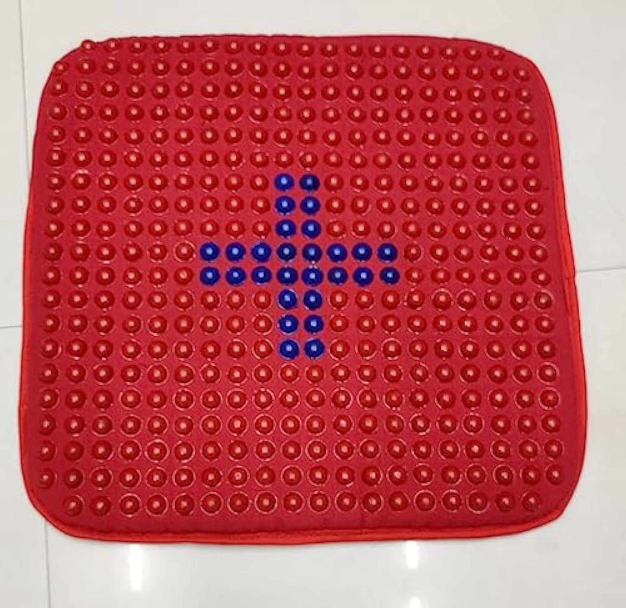 Acupressure Seat Cushion, Blue, 20x20 inches