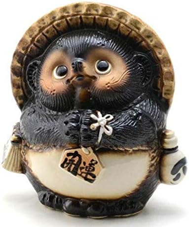 8.66'' Raccoon Dog Onegai Tanuki Male 9013-04 Made in Japan