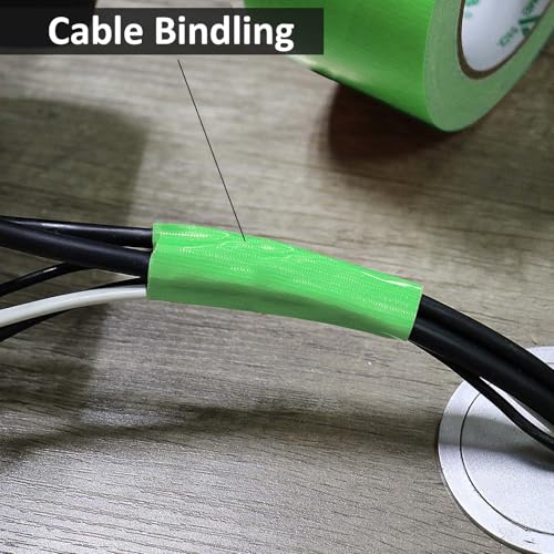 Adhésif vert clair 102mm pour réparer fixer et étiqueter proprement - 5