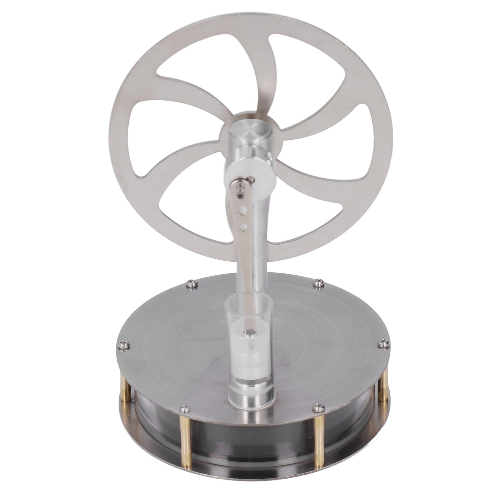 Yosoo Health Gear Stirlingmotor-Modell, Physikalisches Motormodell aus Edelstahl, 8,8 X 14,5 cm, Wiederholt Zerlegt, Visuelle Mechanische Demonstration, Lernspielzeug für über Jahre
