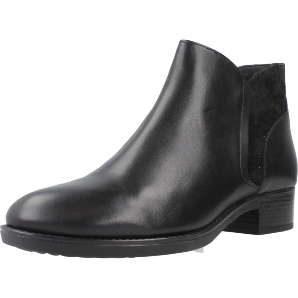 Geox D FelicityStivaletto donna, Nero, 37 EU
