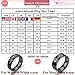 Elk Couple Rings Promise Rings Her Buck His Doe Matching Ring Sets Engagement Wedding Bands Stainless Steel (Black for Women, 9)
