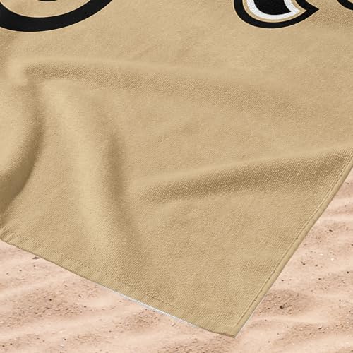 Image of Northwest NFL New Orleans Saints Microfiber Beach Towel, 30 x 60 Inches - Quick Dry, Sand Resistant, Lightweight, Highly Absorbent, Incisor Design