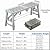 Portable Scaffolding, Adjustable Folding Work Platform, Scaffolding Platform Tall, 63''X11.8'' Portable Work Benches Foldable, Adjustable Height 31''-53'', Max Capacity 330 Lbs, Non-Slip Feet