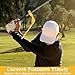 Xindojuz Golf Swing Training Aid, Golf Training Wrist Hinge Swing Correcting Trainer Tool, Stock Shot Setter Golfs Club Practice Equipment Arm Elbow Posture Teaching Accessory for Golfers Beginners