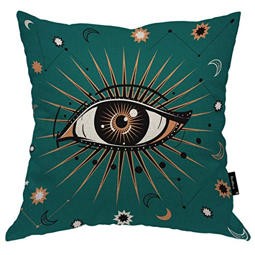 Beabes All-Seeing Eye Cosy Throw Cushion Cover...