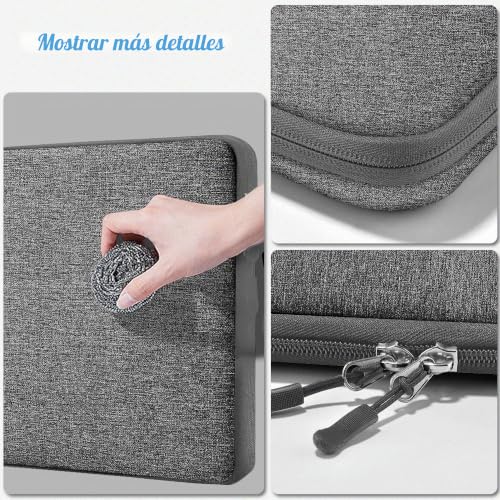 Funda Portátil 13,3 Protectora Compatible con MacBook Pro 14 M4 M3 XPS 13 4