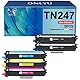 TN247 Kompatibel für Toner Brother MFC L3750CDW Brother TN-243CMYK TN243 Brother MFC-L3750CDW Brother DCP-l3550CDW Toner Brother MFC-L3770CDW HL-L3230CDW HL-L3210CW MFC-L3730CDN MFC-L3710CW(5er-Pack)