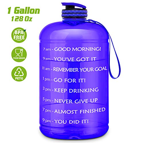 FRETREE Gallon Water Bottle Portable Water Jug - Fitness Sports Daily Water Bottle