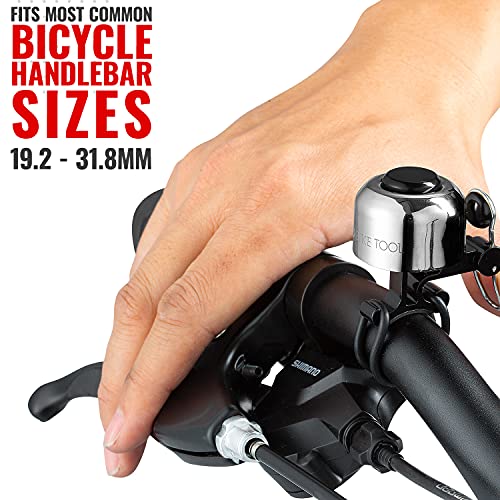 PRO BIKE TOOL Bicycle Bell for Handlebars – Crisp, Clear & Long Sound Ringer for Adults or Kids Bikes - Road, Mountain or Beach Cruiser Bikes - Bike Gifts - Image 4