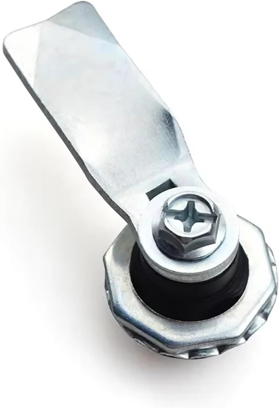 Stainless Steel Drawer Tubular Cam Lock Quarter Turn Zinc Alloy Hardware Slotted Cylinder Locks 1Pcs