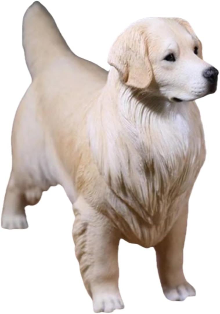 1:6 Scale Golden Retriever Dog Pet Figure Realistic Animal Model