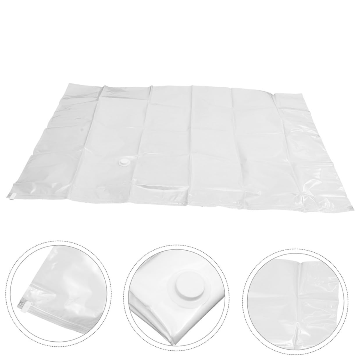 Vakuum Kompressionsbeutel 180x100 Cm für Matratzen und Kleidung mit Hoher Feuchtigkeitsbeständigkeit 2 Stück aus Robustem Pa/pe Material für Kleiderschränke und Garagen