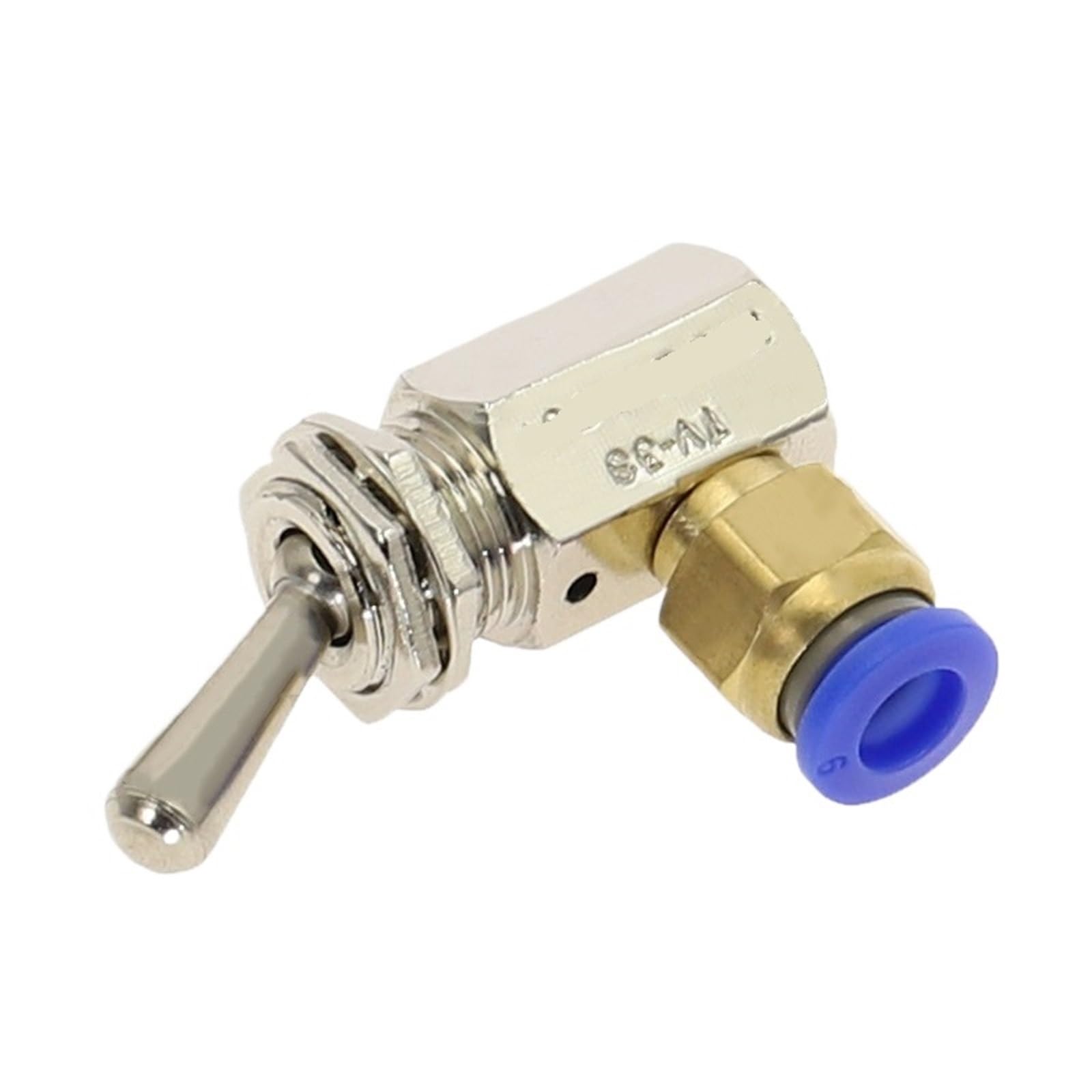 Interruptor de palanca TV-3S para control de aire en valvula neumatica de rosca 5mm