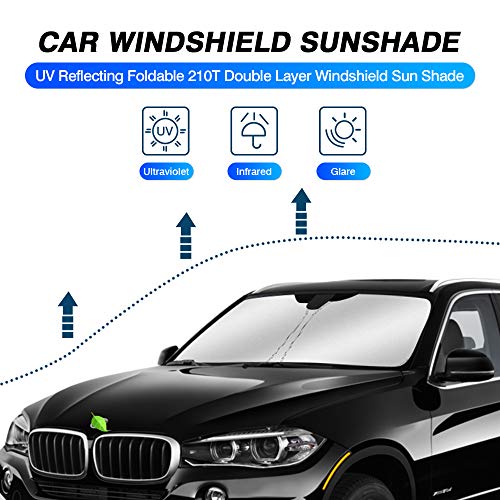 Kust Custom Fit Windshield Sun Shade For Bmw X5 2014 2015 2016 2017 2018 Accessories Window Sun Visor Protector Foldable Sunshade Blocks Uv Rays Keep Your Car Cool #TOP1