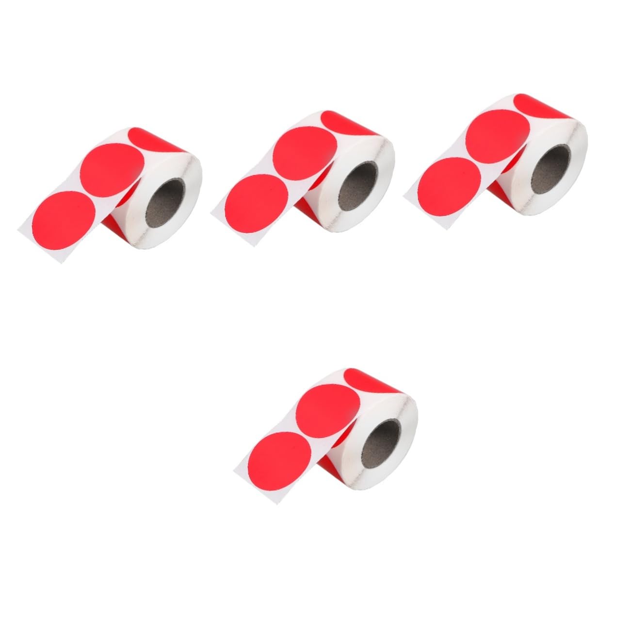 Sewroro 4rollos Etiquetas De Térmico De Stickers Amarillos Para Impresora Superficies Escritos y Etiquetado De Almacenamiento